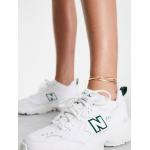 In esclusiva per ASOS - New Balance - 608 - Sneakers bianche e verde pastello-Bianco