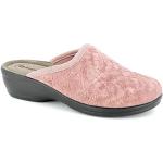 Pantofole imbottite larghezza E rosa numero 40 di pelle per Donna Inblu 