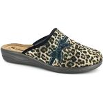 Pantofole imbottite numero 38 di pelle leopardate per Donna Inblu 