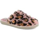 Moppine rosa numero 37 di eco-pelliccia leopardate per Donna Inblu 