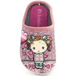 Pantofole imbottite larghezza E rosa numero 30 per bambini Inblu 