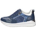 Sneakers larghezza E casual blu numero 37 platform per Donna Inblu 