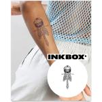 Inkbox Temporary Tattoos, Semi-Permanent Tattoo, One Premium Easy Long Lasting, Waterproof Temp Tattoo with For Now Ink - Lasts 1-2 Weeks, Deadspace, 6 x 3 in