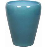 Vasi blu in ceramica per fiori 17 cm 