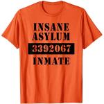 Costumi arancioni S da carcerato per Uomo 