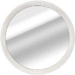 Specchi rotondi bianchi con cornice diametro 55 cm 