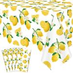 Tovaglie rettangolari giallo limone 