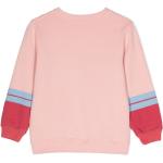 Felpe rosa chiaro XXL a righe manica lunga con girocollo per Donna Gucci Kids 