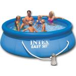 Intex piscina gonfiabile rotonda con pompa 366 x 91 cm