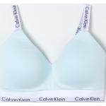 Reggiseni azzurri L di cotone per Donna Calvin Klein Underwear 