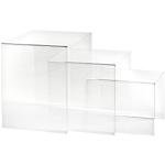 Tavolini trasparenti in plexiglas 