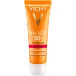 Creme protettive solari viso ipoallergenici naturali per pelle sensibile con antiossidanti texture crema SPF 50 Vichy 