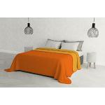 Trapunte estive arancioni in microfibra sostenibili Italian Bed Linen 
