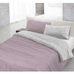 Parure copripiumino rosa antico 200x200 cm di cotone Italian Bed Linen 