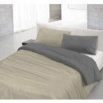 Parure copripiumino bicolore 200x200 cm di cotone Italian Bed Linen 
