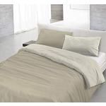 Parure copripiumino scontate bicolore 200x200 cm di cotone Italian Bed Linen 
