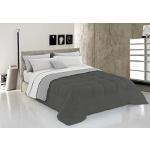 Piumoni matrimoniali grigio scuro 150x200 cm per 1 persona Italian Bed Linen 