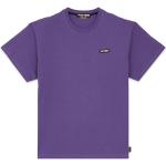 Magliette & T-shirt viola L di cotone a girocollo per la primavera mezza manica con scollo rotondo IUTER 