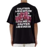 Iuter t-Shirt Horses Tee Maglia Manica Corta Black Originale Milano 2023/24 (XL)