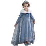 Costumi blu 6 anni di pelliccia con pon pon da principessa per bambina Frozen di Amazon.it Amazon Prime 