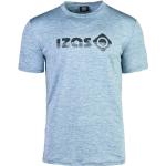 T-shirt tecniche blu L in poliestere traspiranti mezza manica per Uomo Izas 