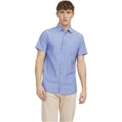 Jack & Jones Abel Short Sleeve Shirt Blu S Uomo