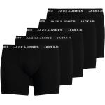 Boxer scontati neri 6 XL taglie comode di cotone lavabili in lavatrice per Uomo Jack Jones 