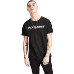 Magliette & T-shirt scontate nere S lavabili in lavatrice mezza manica con manica corta per Uomo Jack Jones 