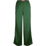Pantaloni classici scontati classici verdi XL di raso per Donna Jack Jones 