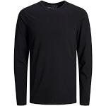 Magliette & T-shirt scontate nere L lavabili in lavatrice manica lunga con manica lunga per Uomo Jack Jones 