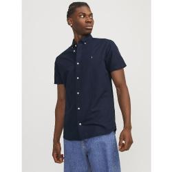 Jack & Jones Summer Shield Short Sleeve Shirt Blu S Uomo
