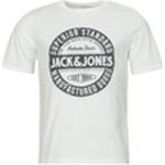 Magliette & T-shirt bianche XL mezza manica con manica corta per Uomo Jack Jones 