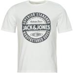 Magliette & T-shirt bianche M mezza manica con manica corta per Uomo Jack Jones 