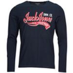Jack & Jones T-shirts a maniche lunghe JJELOGO TEE LS O-NECK 2 COL AW23 SN