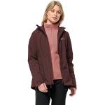 Jack Wolfskin Moonrise 3 in 1 Jkt W Giacca, Marrone Scuro, S Donna