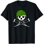 Jackass Military Helmet Skull & Crossbones Logo Ma