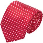 Jacob Alexander Polka Dot Print Men's Reg Polka Dotted Tie - Red