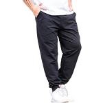 Pantaloni casual neri 7 XL taglie comode di cotone traspiranti da jogging per Uomo Jamron 