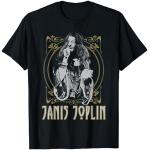 Janis Joplin Gold Framed Maglietta