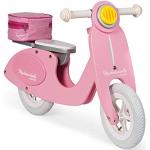 Bici rosa di legno senza pedali per bambini Janod 