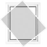 jarolift Profi Line Zanzariera per Finestra, con Telaio in Alluminio Accorciabile, 130 cm x 150 cm (Larghezza x Altezza), Colore Telaio Bianco