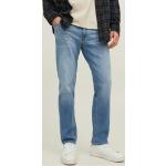 Jeans regular fit scontati color cammello di cotone per Uomo Jack Jones Clark 