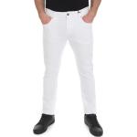Jeans bianchi di cotone 5 tasche per Uomo Guess Jeans 