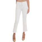 Jeans bianchi di cotone 5 tasche per Donna Liu Jo Jeans 