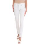 Jeans bianchi di cotone a vita alta per Donna Liu Jo Magnetic 
