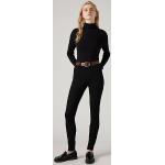 Jeans neri di cotone sostenibili a vita alta per Donna Levi's 