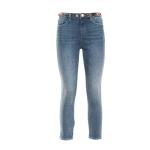 Jeans skinny scontati bianchi taglie comode in lycra per l'autunno Fracomina 