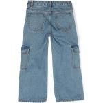 Jeans cargo blu chiaro per Donna Moschino Kids 