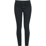 Jeans skinny neri di cotone per Donna Noisy May 