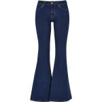 Jeans urban blu di cotone a vita bassa per Donna Urban Classics 